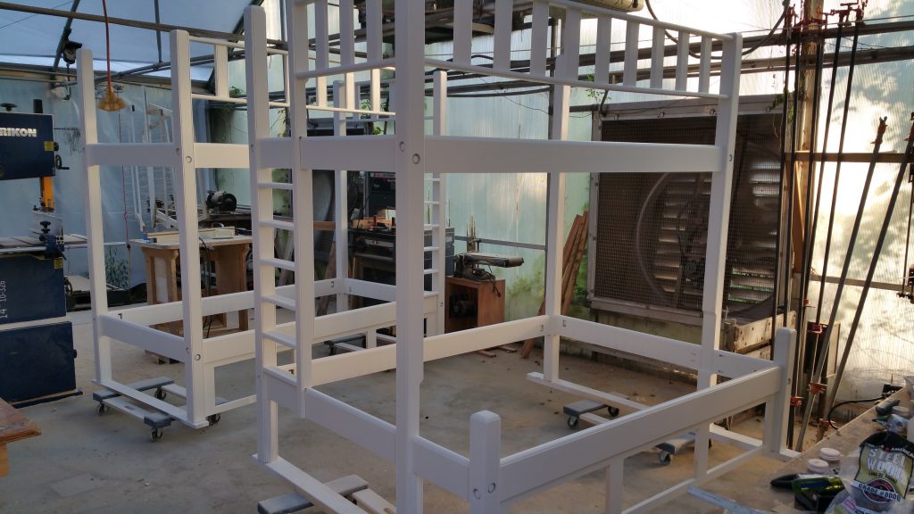 Twin-Over Queen Bunk Beds